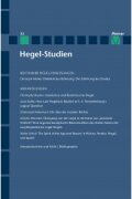 Hegel-Studien 52