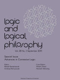 Logic And Logical Philosophy Cover Issue 1613 En Us