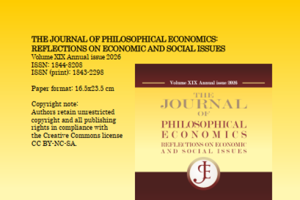 The Journal Of Philosophical Economics