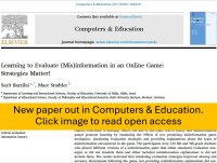 Neues Paper in Computer & Education erschienen
