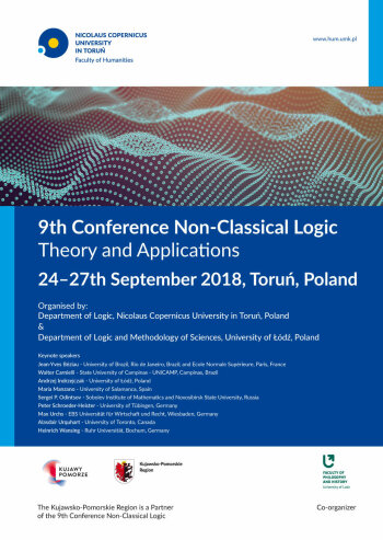 9th ConferencNon-Classical Logic. Theory and Applications