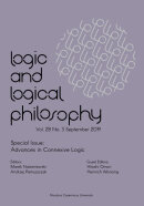  Special Issue: Advances in Connexive Logic of the journal Logic and Logical Philosophy