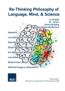 Re-thinking Philosophy Of Language _mind And Science Poster
