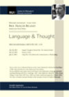 Vortragsreihe: Philosophy international: Language & Thought 