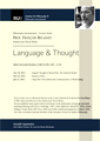 Vortragsreihe: Philosophy international: Language & Thought