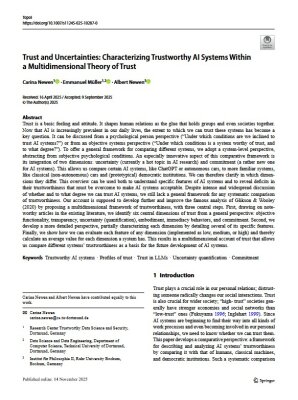 Trust And Uncertainties