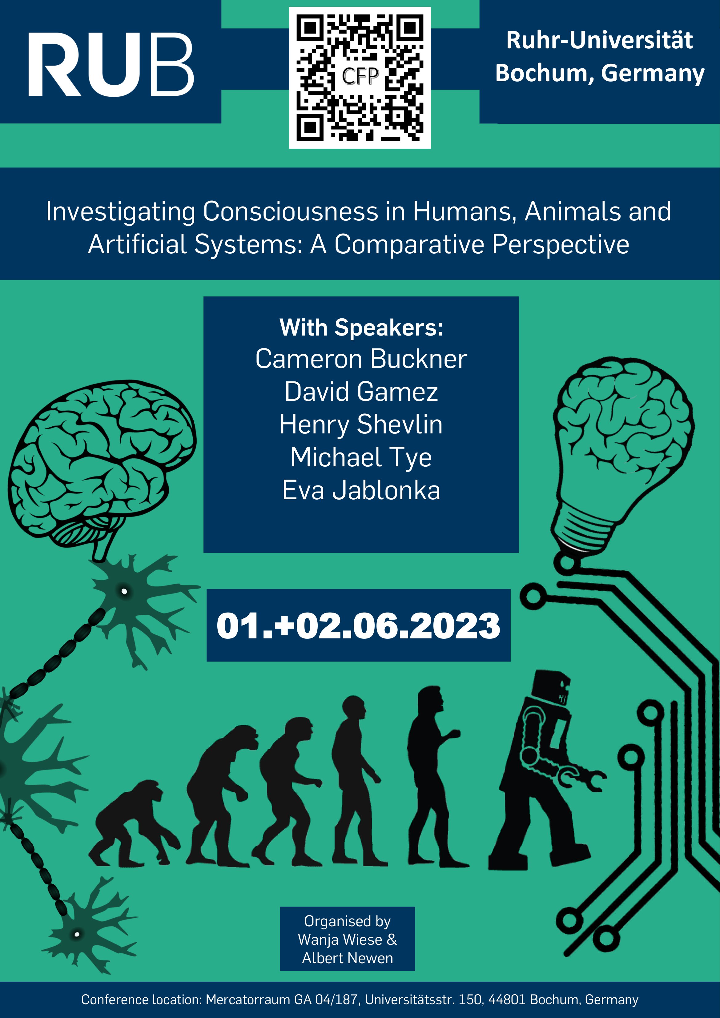 Plakat Consciousness In Humans _animals And Ai