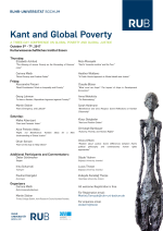Poster KONFERENZ "KANT AND GLOBAL POVERTY" 2017
