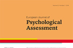 European Journal of Psychological Assessment Cover